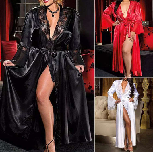 Red Satin Robe