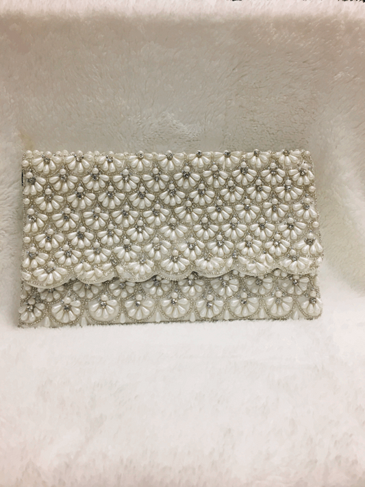 Pearl Clutch Purse - Ebony's Beauty Hair and Skin Care LLC