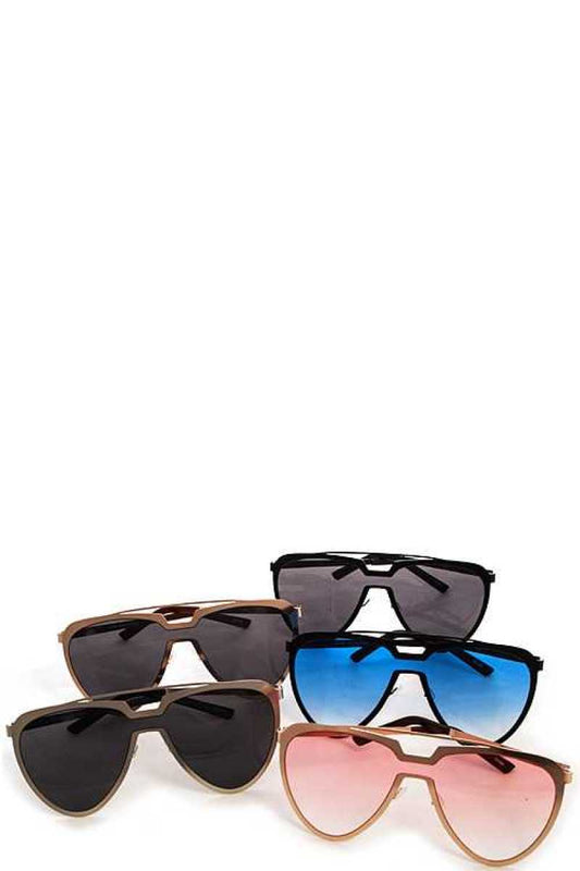 Modern Aviator Retro Pop Sunglasses - Ebony's Beauty Hair and Skin Care LLC