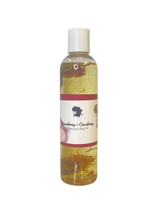 STRAWBERRY + CRANBERRY MOISTURIZING BODY OIL